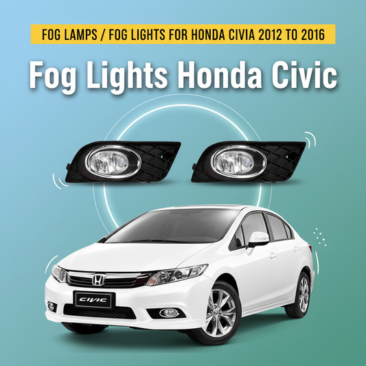 Fog Lamps / Fog Lights For Honda Civic 2012 to 2016