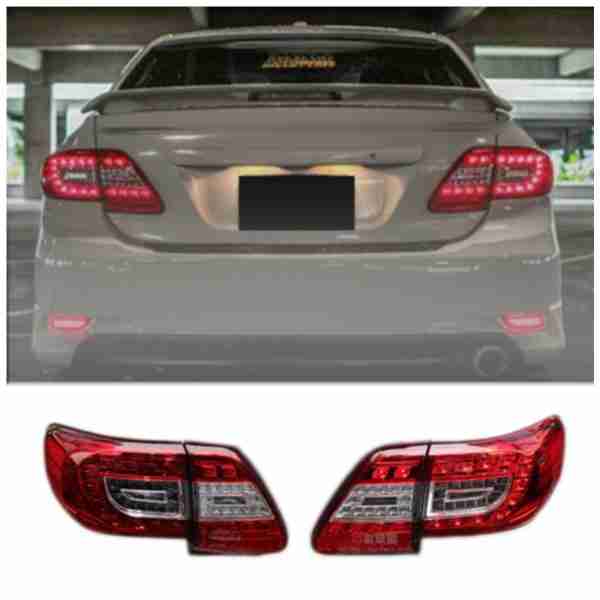 Eagle Eyes Red Smoke LED Back light For Toyota Corolla 2012 to 2014