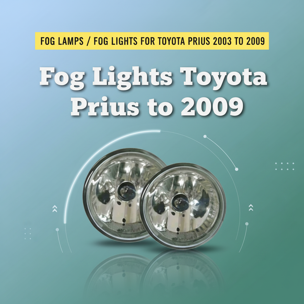Fog Lamps / Fog Lights For Toyota Prius 2003 to 2009