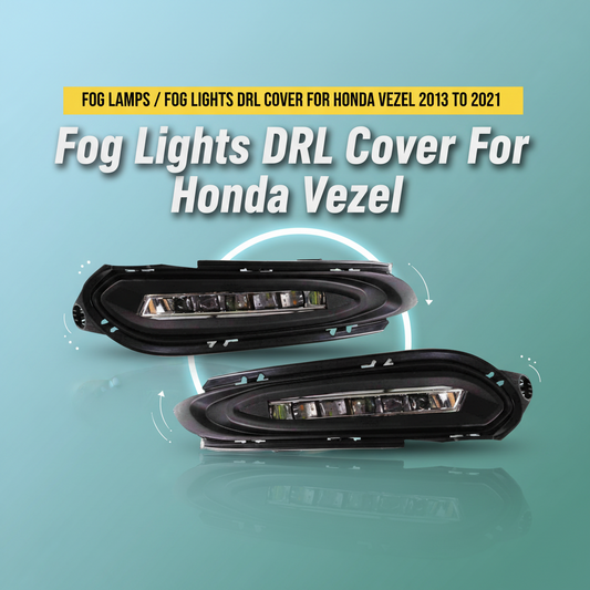Fog Lamps / Fog Lights DRL Cover For Honda Vezel 2013 to 2021