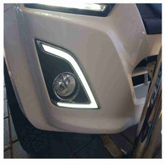 Max Fog Lamp DRL Covers Dual LED For Isuzu D-Max 2018 to 2021