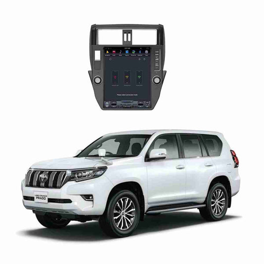 Toyota Prado FJ150 2008 to 2012 Android Tesla LCD Screen IPS Display Multimedia System