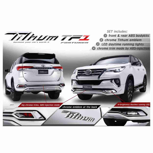 Toyota Fortuner 2017 to 2020 Tithum TF1 bodykit – Body Kit ABS Plastic Taiwan