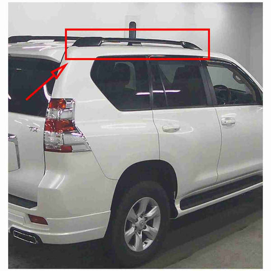 Complete Roof Rack / Roof Rail Full Black Toyota Prado FJ150 2009 to 2018