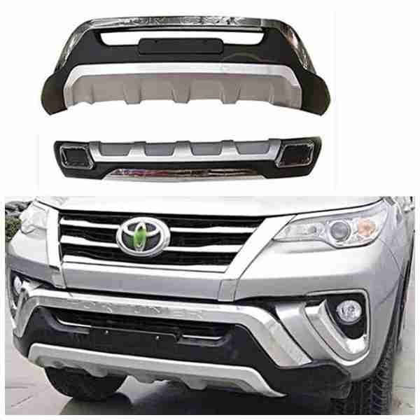 Toyota Fortuner 2017 to 2020 Bumper Guard Front and Back