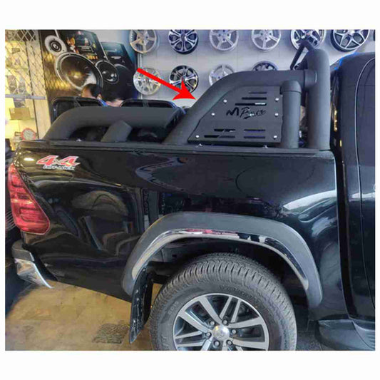 Roll Bar Metal Mat Black M Power for Toyota Hilux Revo 2016 to 2020