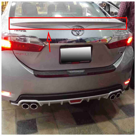 Corolla 2014 to 2020 – Back Spoiler with Paint
