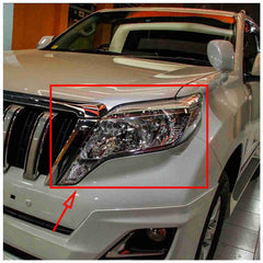 Front Headlight / Head Lamp OEM Pair LED Light Toyota Prado FJ150 2009 to 2015
