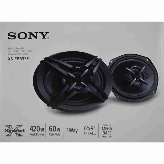 Sony XS-FB693E 3 Way Coaxial Car Speakers (Size:16 x 24 cm)