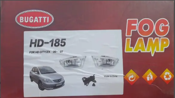 Bugatti Honda City 2005-2007 Fog Lamps Bumper Light – HD-185